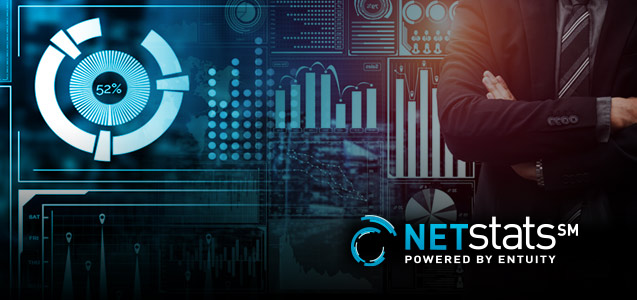 Alaska Communications/Netstats logo lockup shown against a tech concept background